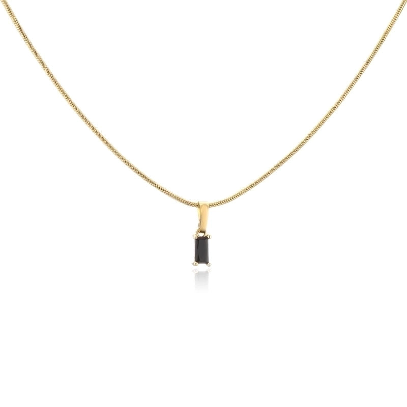 Minimalist Geometric Copper 18K Gold Plated Necklace