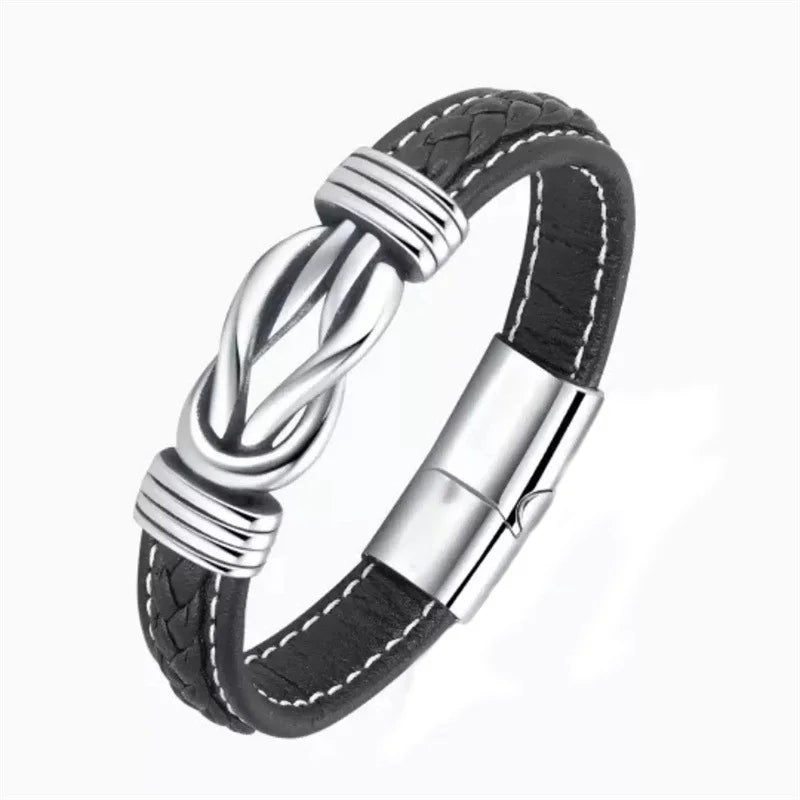 Popular Bracelet Punk Bracelet Leather Men's Bracelet Christmas Women's Bracelet Children's Jewelry