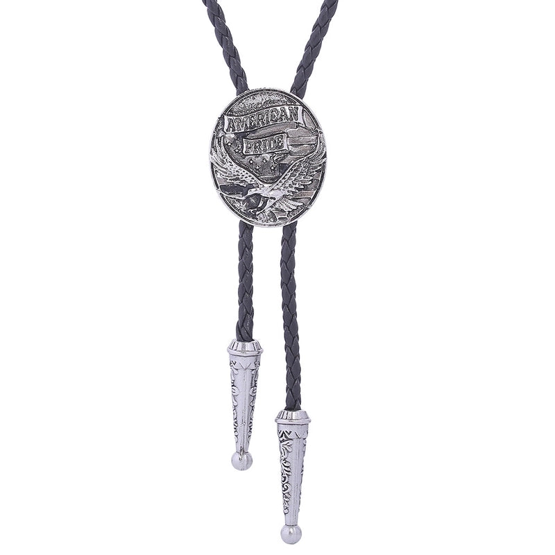 Punk Classic Style Star Cattle Skull Alloy Leather Rope Halloween Unisex Bolo Ties