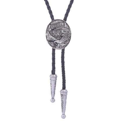Punk Classic Style Star Cattle Skull Alloy Leather Rope Halloween Unisex Bolo Ties