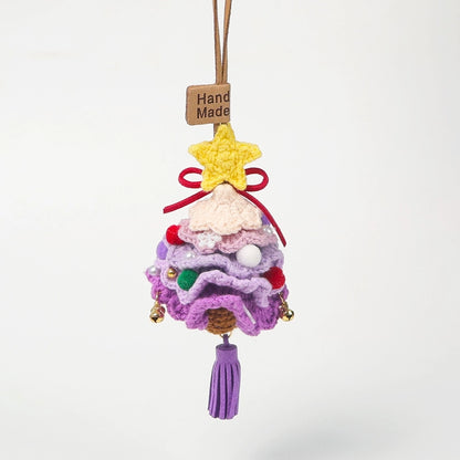 Christmas Pastoral Christmas Tree Plastic Yarn Party Ornaments