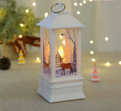 Christmas Retro Santa Claus Plastic Party Lightings