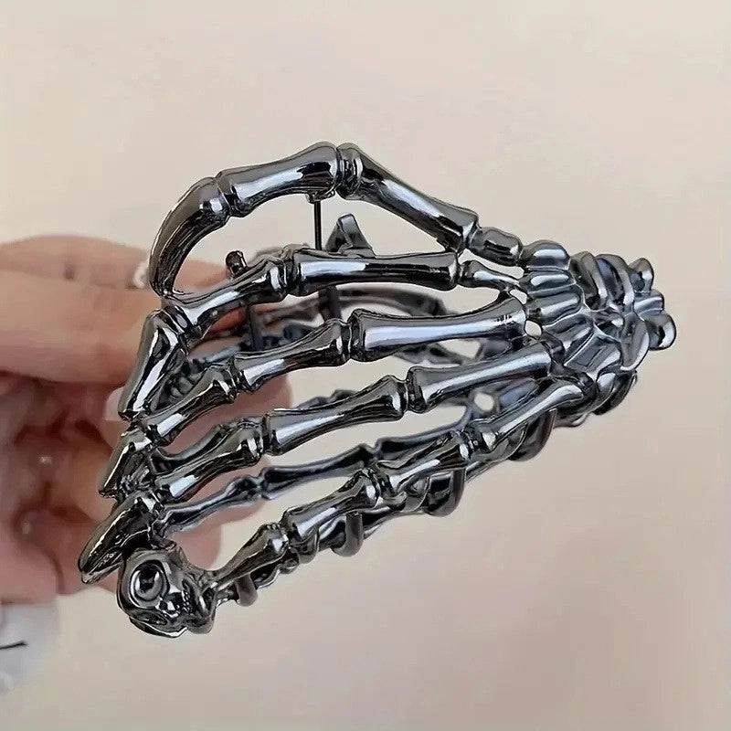 Halloween Hip-Hop Women's Hand Metal Plating Hair Claws