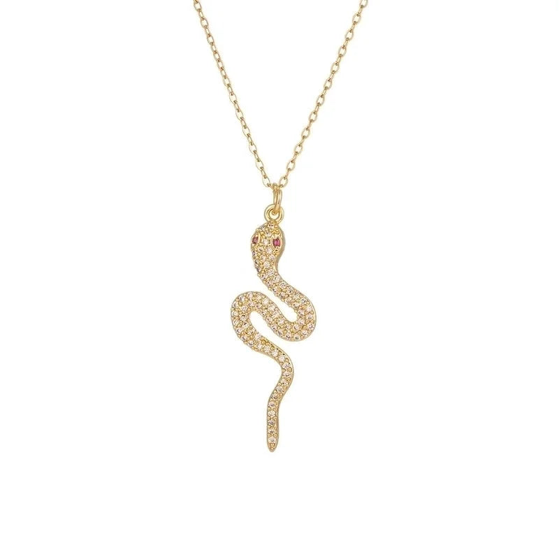 Titanium Steel Copper Leaf Heart Shape Pendant Necklace