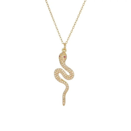 Titanium Steel Copper Leaf Heart Shape Pendant Necklace