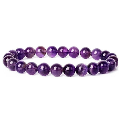 Minimalist Solid Color Natural Stone Beaded Bracelets