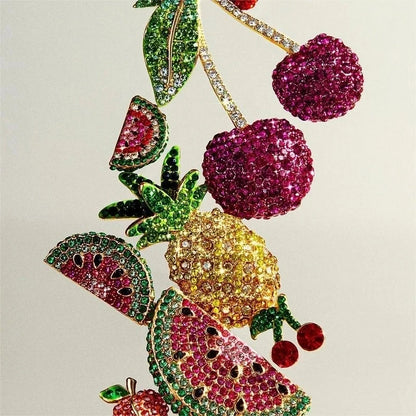 1 Pair Minimalist Classic Style Streetwear Cherry Plating Copper Zircon Gold Plated Ear Studs