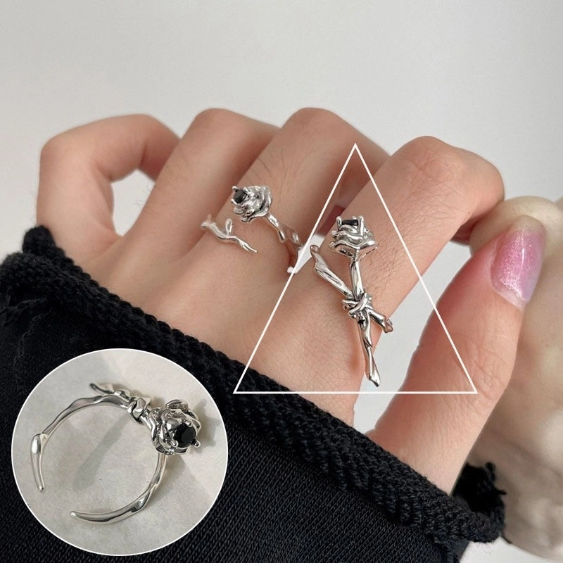 Vintage Style Bow Knot Copper Plating Open Rings