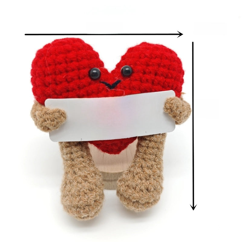 Cute Animal Fruit Vegetable Yarn Ornaments Artificial Decorations