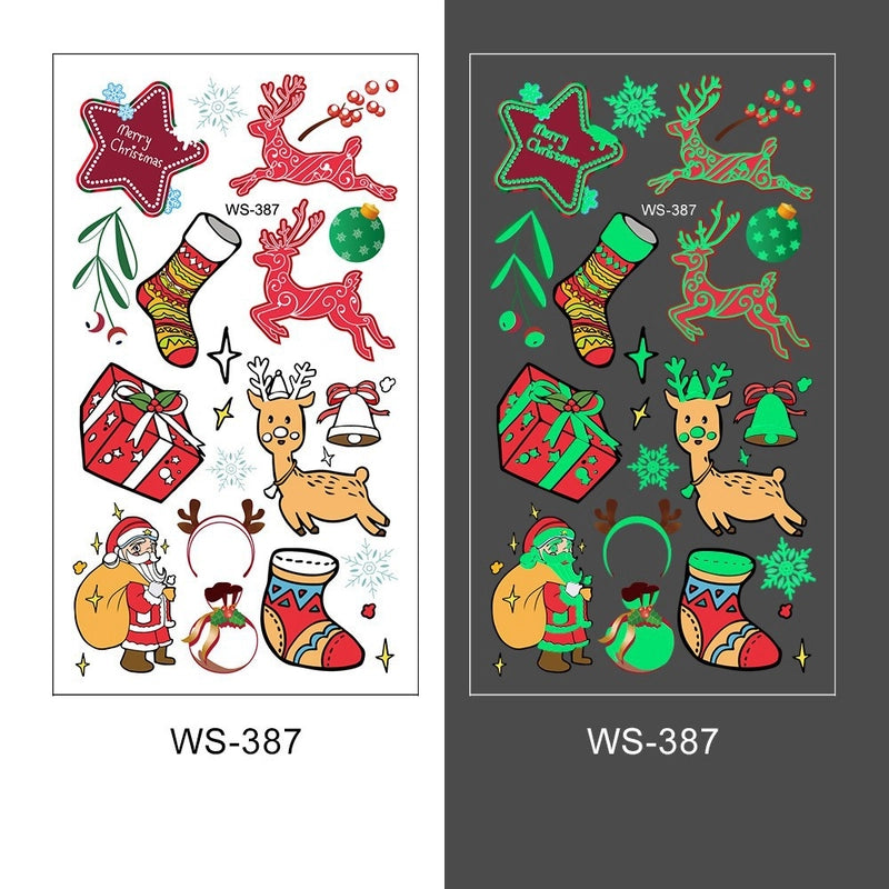 Christmas Santa Claus Transfer Stickers Tattoos & Body Art 1 Piece