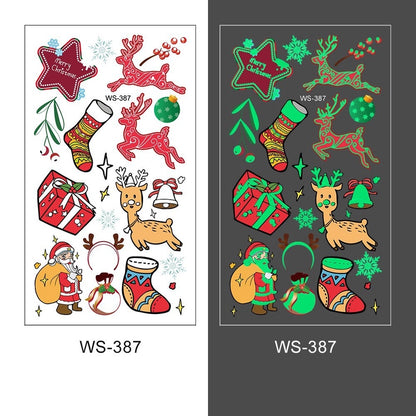 Christmas Santa Claus Transfer Stickers Tattoos & Body Art 1 Piece