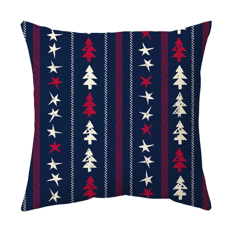 Classical Letter Short Plush Throw Pillow