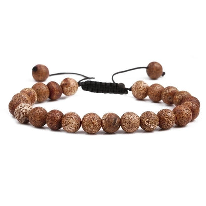 Fashion Geometric Agate No Inlaid Natural Stone Bracelet In Bulk