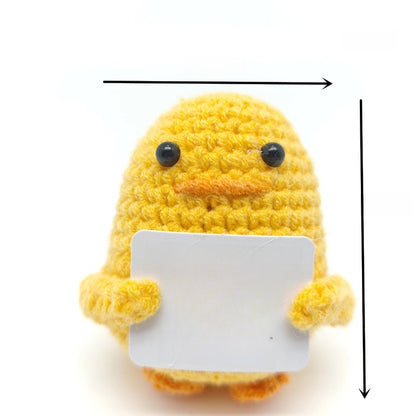 Cute Animal Fruit Vegetable Yarn Ornaments Artificial Decorations