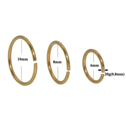 1 Piece Nose Rings & Studs Casual Elegant Vacation Geometric 304 Stainless Steel Plating Zircon 18K Gold Plated Nose Rings & Studs