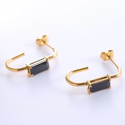 1 Pair Elegant Luxurious Classic Style Star Tassel Butterfly Inlay 304 Stainless Steel Zircon Drop Earrings