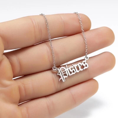 Fashion Constellation 201 Stainless Steel 18K Gold Plated Stainless Steel Necklaces