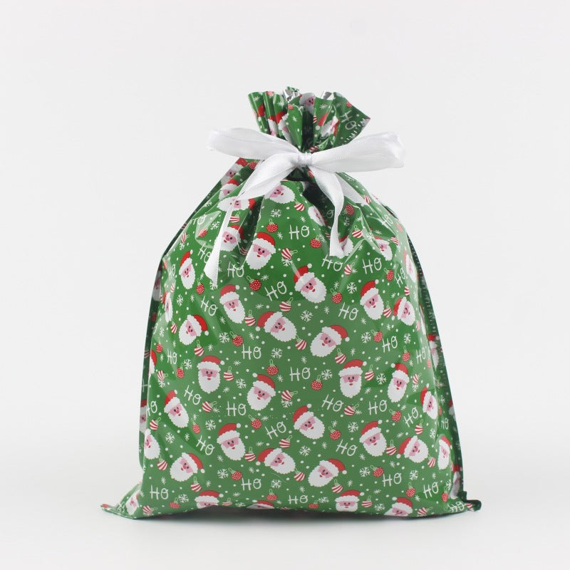 Christmas Gift Bag 2025 Hot Christmas Gift Bag Set Drawstring Bag Candy Bag