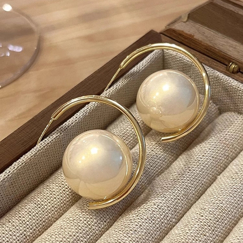 1 Pair IG Style Minimalist Heart Shape Flower Bow Knot Inlay Alloy Artificial Pearls Rhinestones Drop Earrings Earrings Ear Studs