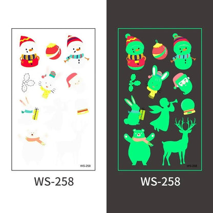 Christmas Santa Claus Transfer Stickers Tattoos & Body Art 1 Piece