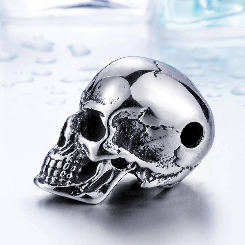 Fashion Skull Titanium Steel Plating Halloween Unisex Pendant Necklace