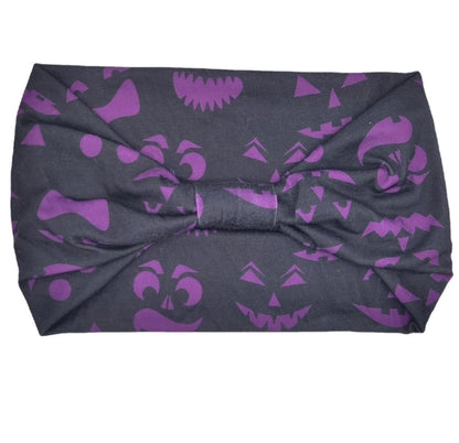 New Halloween Skull Cobweb Pumpkin Pattern Sweat-absorbent Yoga Running Headband Headband Headband Hair Accessories Headband