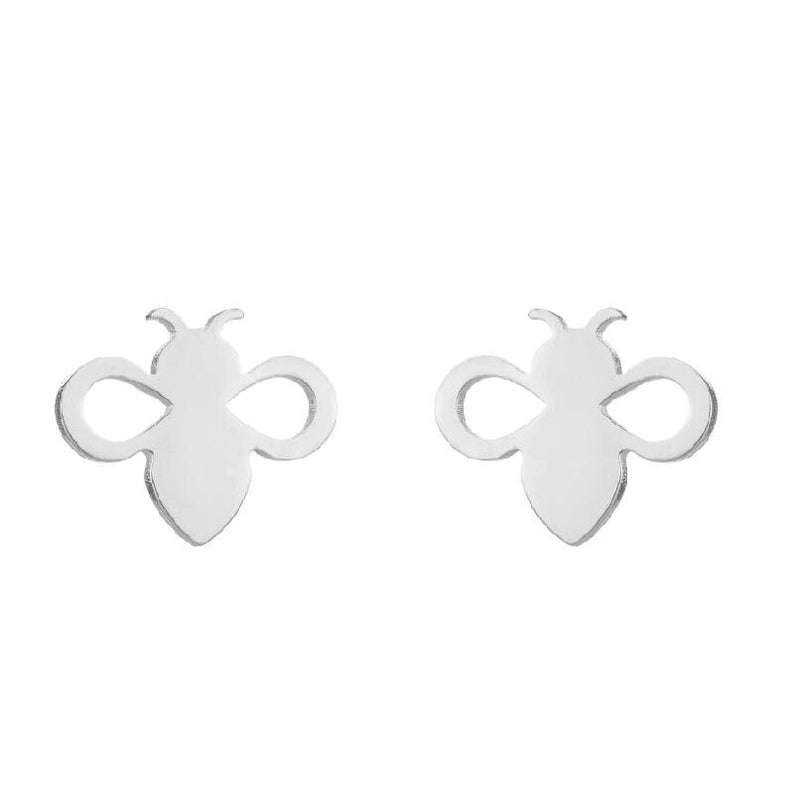 1 Pair Minimalist Animal 304 Stainless Steel 18K Gold Plated Ear Studs