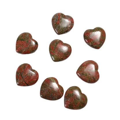 2 Pieces Gemstoen Heart Special Large Favorably 20Mm Pink Crystal Love Amethyst Heart-Shaped Ornaments