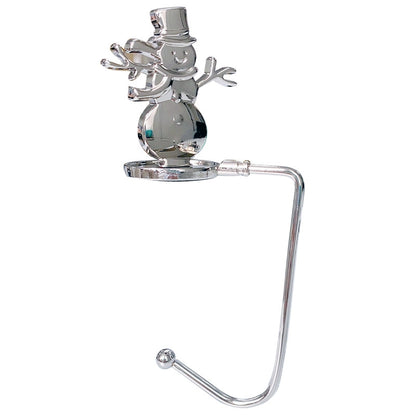 Christmas Fireplace Hook Metal Bag Hook Snowflake Christmas Stocking Hook In Stock