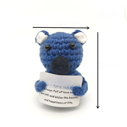 Cute Animal Fruit Vegetable Yarn Ornaments Artificial Decorations