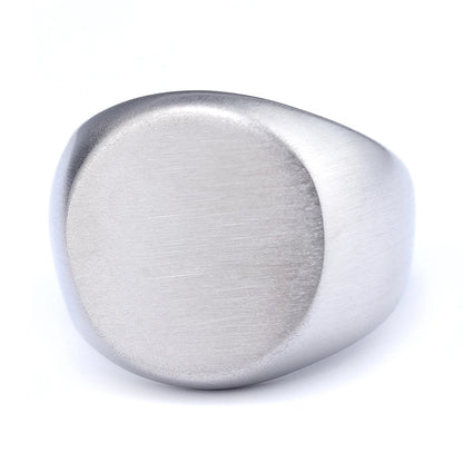 Jewelry Minimalist Solid Color 304 Stainless Steel Plating Stainless Steel Rings