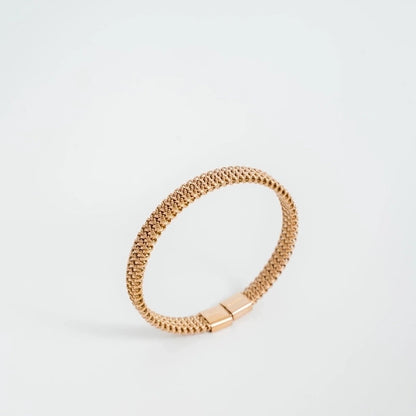 Minimalist Solid Color Stainless Steel Plating Bangle