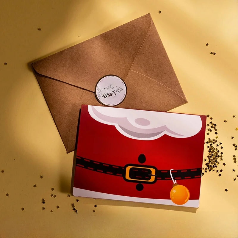 Christmas Artistic Snowman Christmas Card