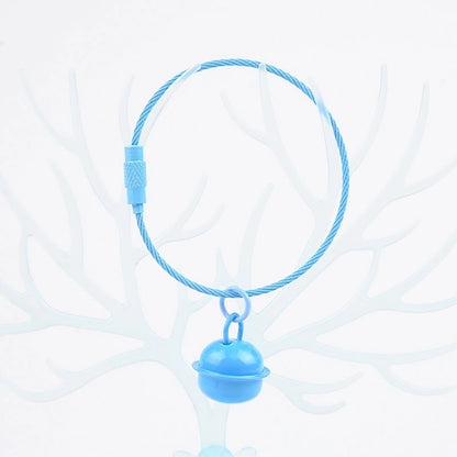 Cute Solid Color Bell Metal Unisex Bag Pendant Keychain 1 Piece