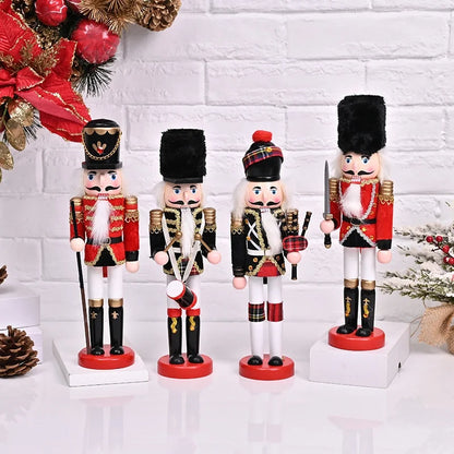 Foreign Trade New European Nutcracker Home Desktop Ornaments Puppet Shi Bin Wooden Crafts Manufacturers