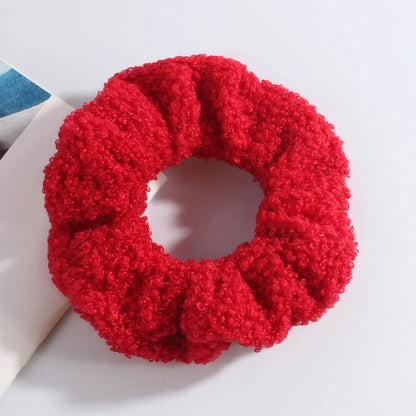 Classic Style Women's Plaid Snowflake Cloth Hair Tie