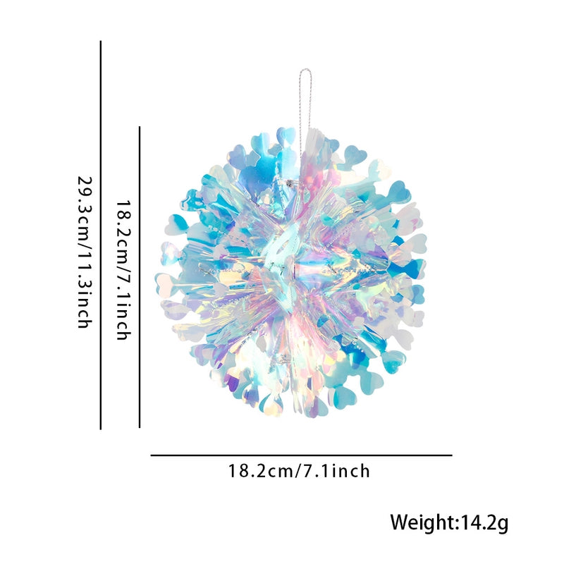 Christmas IG Style Star Snowflake Plastic Party Festival Ornaments