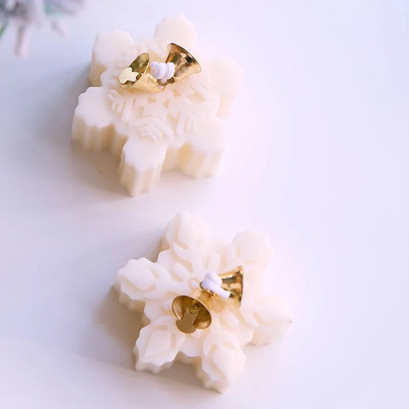 Christmas Minimalist Classic Style Pumpkin Christmas Tree Snowflake Soy Wax Candle