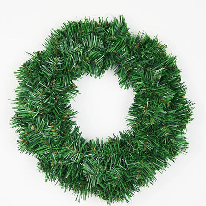 Green Lemon Christmas Wreath 30cm Decorative Door Hanging Ornament Vine Wreath 40cm Courtyard Arrangement Hotel Mall