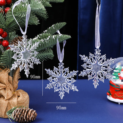 Christmas Design Christmas Tree Snowflake Reindeer Keychain Acrylic Ice Stick Pendant