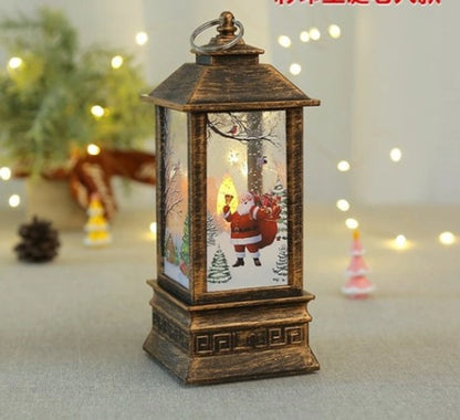 Christmas Retro Santa Claus Plastic Party Lightings