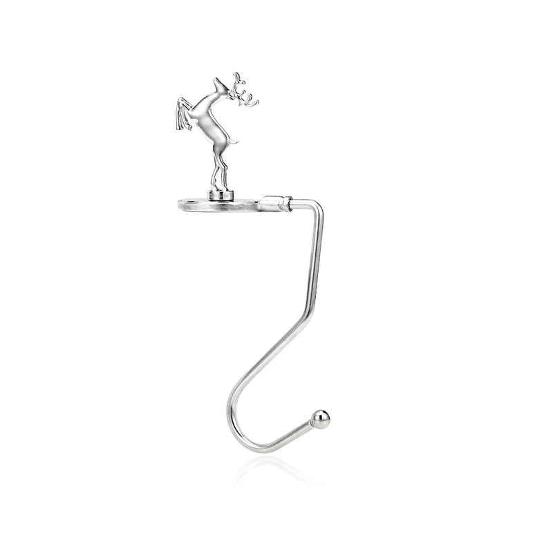 Amazon Popular Christmas Magnetic Hook Snowflake Christmas Hook Christmas Gift Metal Fireplace Socks Pendant