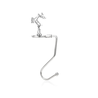 Amazon Popular Christmas Magnetic Hook Snowflake Christmas Hook Christmas Gift Metal Fireplace Socks Pendant