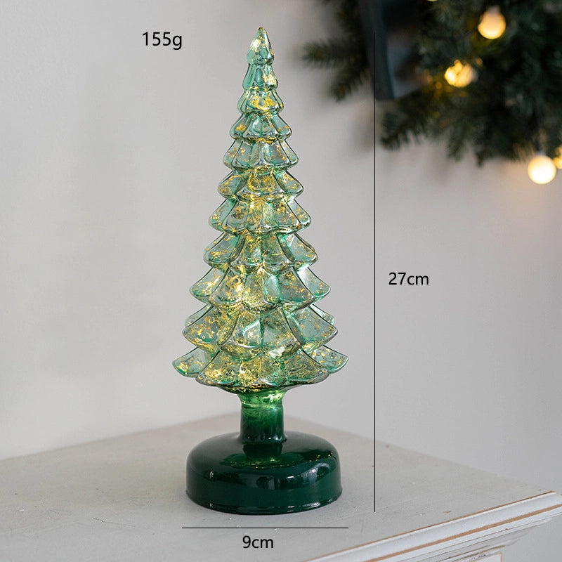 Christmas Minimalist Classic Style Christmas Tree Glass Holiday Festival Ornaments