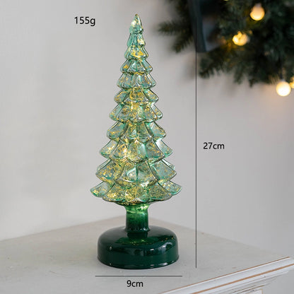 Christmas Minimalist Classic Style Christmas Tree Glass Holiday Festival Ornaments