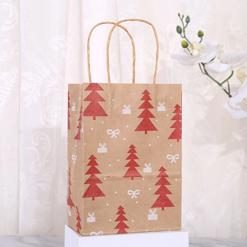 Christmas Fashion Christmas Tree Christmas Socks Snowflake Kraft Paper Daily Gift Bags