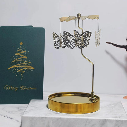 Novelty Solid Color Stainless Steel Metal Candlestick