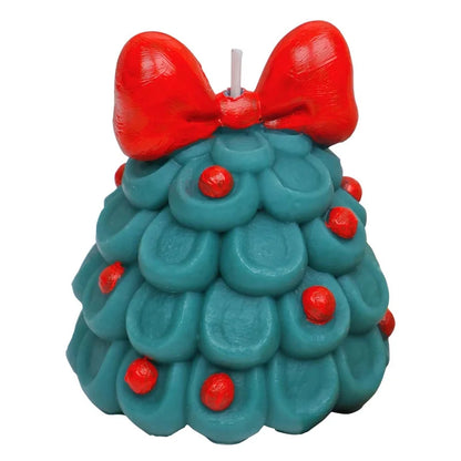 Elegant Romantic Christmas Tree Bow Knot Mixed Wax Scented Candle