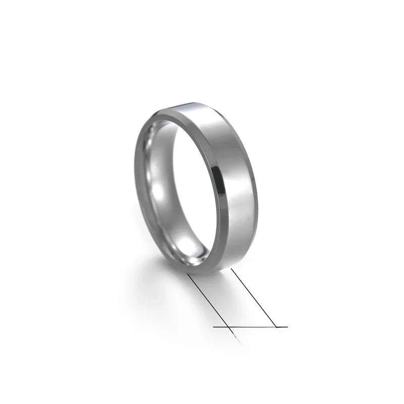Minimalist Round Stainless Steel No Inlaid Gold Plated