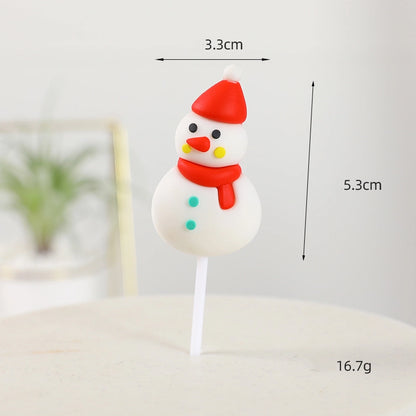 Christmas Santa Claus Soft Glue Party Cake Decorating Supplies